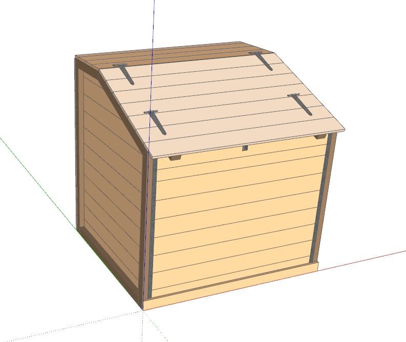 Le bac 2.5m3 « DURABLE » BDU003 | Bois